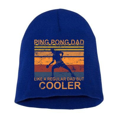 Table Tennis Player Ping Pong Father Table Tennis Dad Gift Short Acrylic Beanie