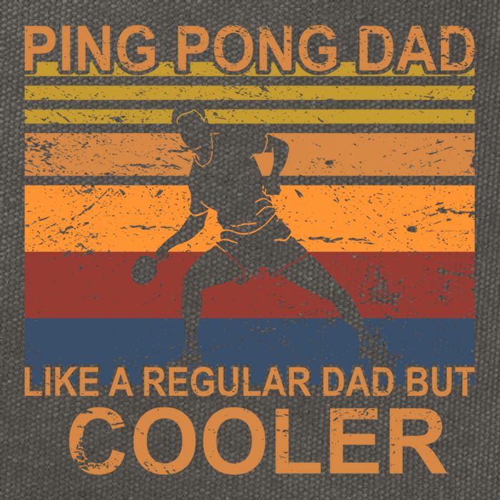 Table Tennis Player Ping Pong Father Table Tennis Dad Gift Cotton Canvas Backpack