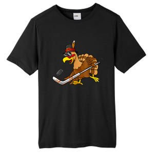 Thanksgiving Turkey Play Hockey Hockey Cute Gift Tall Fusion ChromaSoft Performance T-Shirt