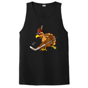 Thanksgiving Turkey Play Hockey Hockey Cute Gift PosiCharge Competitor Tank