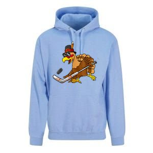 Thanksgiving Turkey Play Hockey Hockey Cute Gift Unisex Surf Hoodie