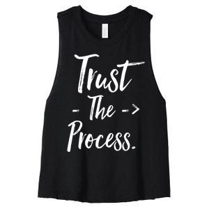 Trust The Process Women's Racerback Cropped Tank