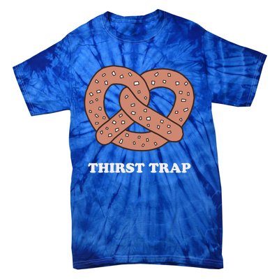 Thirst Trap Pretzel Dad Joke Design Meaningful Gift Tie-Dye T-Shirt