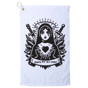 Ttpd Tortured Poets Platinum Collection Golf Towel