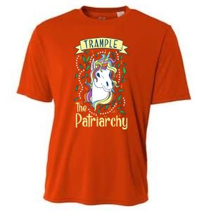 Trample The Patriarchy Unicorn Feminist Equal Rights Gift Meaningful Gift Cooling Performance Crew T-Shirt