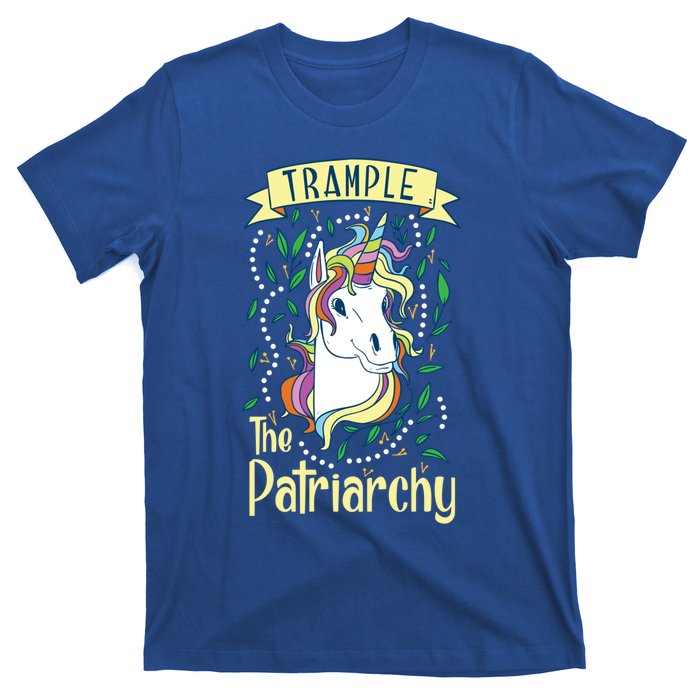 Trample The Patriarchy Unicorn Feminist Equal Rights Gift Meaningful Gift T-Shirt