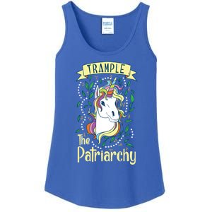 Trample The Patriarchy Unicorn Feminist Equal Rights Gift Meaningful Gift Ladies Essential Tank