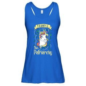 Trample The Patriarchy Unicorn Feminist Equal Rights Gift Meaningful Gift Ladies Essential Flowy Tank