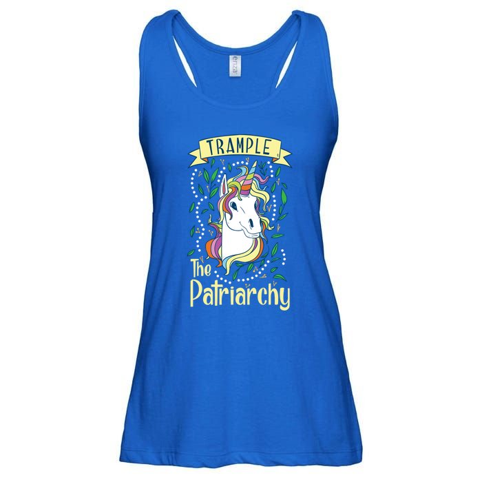 Trample The Patriarchy Unicorn Feminist Equal Rights Gift Meaningful Gift Ladies Essential Flowy Tank