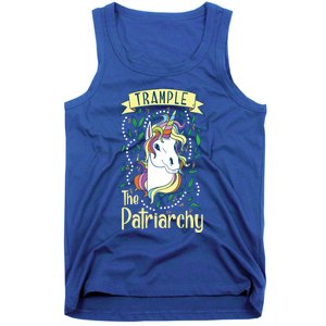 Trample The Patriarchy Unicorn Feminist Equal Rights Gift Meaningful Gift Tank Top