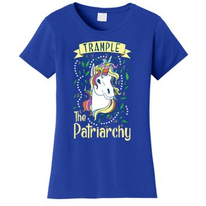 Trample The Patriarchy Unicorn Feminist Equal Rights Gift Meaningful Gift Women's T-Shirt