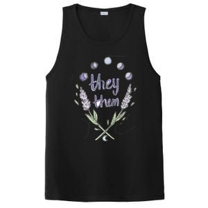 They Them Pronouns Flowers PosiCharge Competitor Tank