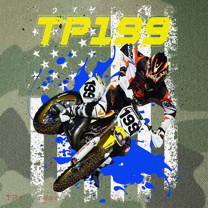 Travis Tp199 Pastrana Legacy Tie Dye Trucker Hat