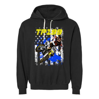 Travis Tp199 Pastrana Garment-Dyed Fleece Hoodie