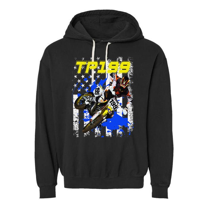 Travis Tp199 Pastrana Garment-Dyed Fleece Hoodie