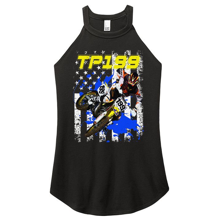 Travis Tp199 Pastrana Women's Perfect Tri Rocker Tank