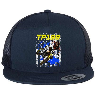 Travis Tp199 Pastrana Flat Bill Trucker Hat