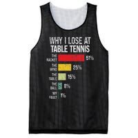 Table Tennis Player Joke For Ping Pong Lover Fan Mesh Reversible Basketball Jersey Tank