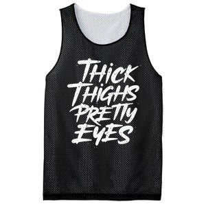 Thick Thighs Pretty Eyes Big Gym Fitness Mesh Reversible Basketball Jersey Tank