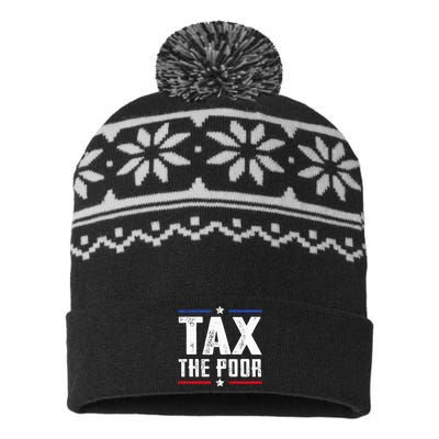 Tax The Poor USA-Made Snowflake Beanie