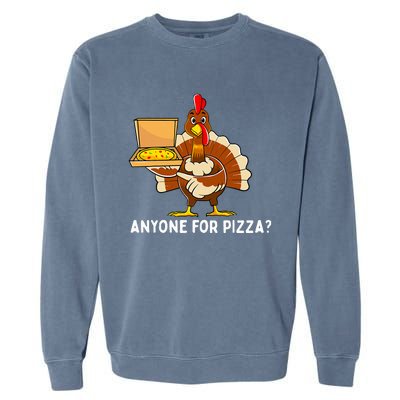 Thanksgiving Turkey Pizza Garment-Dyed Sweatshirt