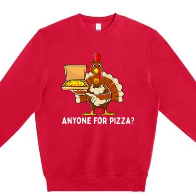 Thanksgiving Turkey Pizza Premium Crewneck Sweatshirt