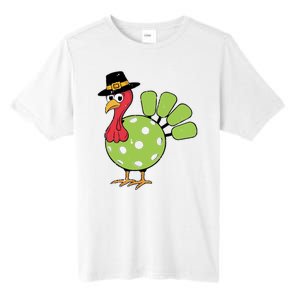 Thanksgiving Turkey Pickleball Pickle Ball Tall Fusion ChromaSoft Performance T-Shirt