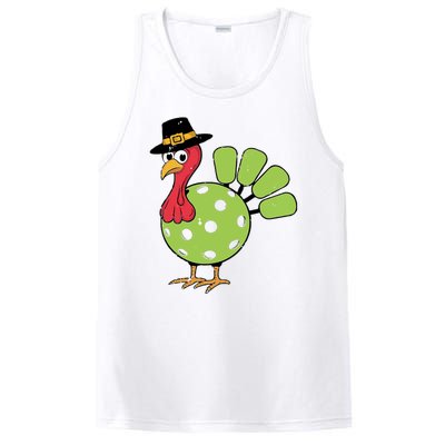 Thanksgiving Turkey Pickleball Pickle Ball PosiCharge Competitor Tank