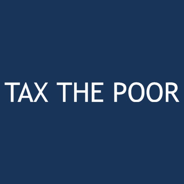 Tax The Poor Cooling Performance Crew T-Shirt