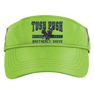 The Tush Push Eagles Brotherly Shove Adult Drive Performance Visor