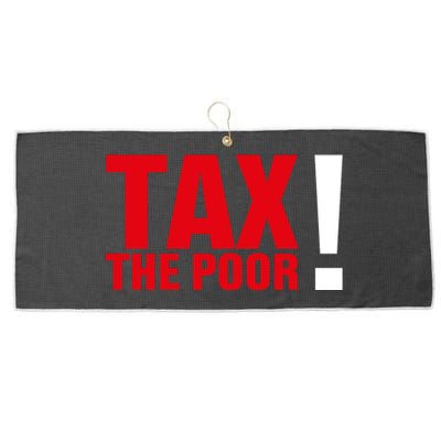 Tax The Poor Large Microfiber Waffle Golf Towel