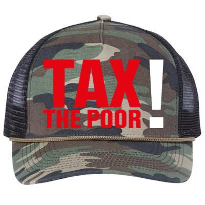 Tax The Poor Retro Rope Trucker Hat Cap