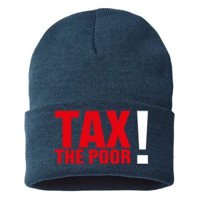 Tax The Poor Sustainable Knit Beanie