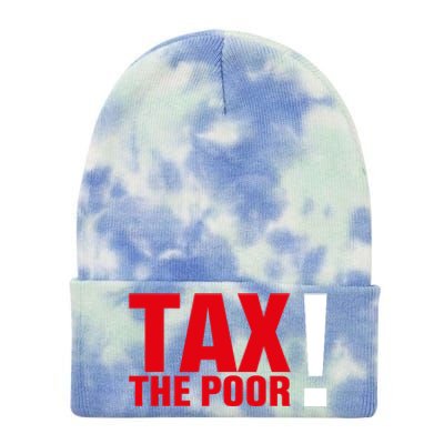 Tax The Poor Tie Dye 12in Knit Beanie