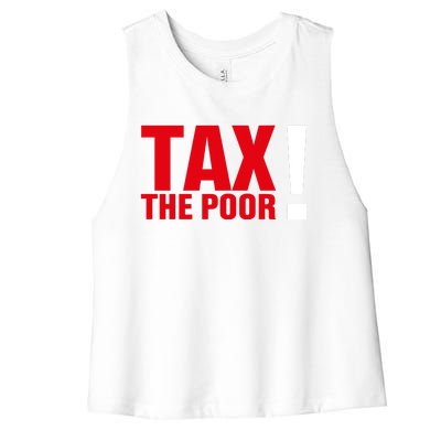 Tax The Poor Women's Racerback Cropped Tank