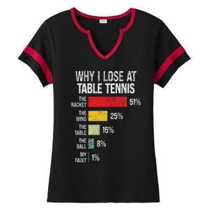 Table Tennis Player Joke For Ping Pong Lover Fan Women Ladies Halftime Notch Neck Tee