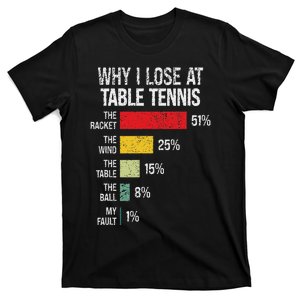 Table Tennis Player Joke For Ping Pong Lover Fan Women T-Shirt