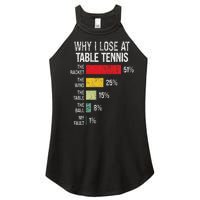 Table Tennis Player Joke For Ping Pong Lover Fan Women Women's Perfect Tri Rocker Tank