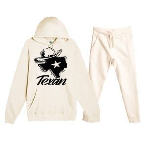 Texan Texas Patriotic Pride Premium Hooded Sweatsuit Set