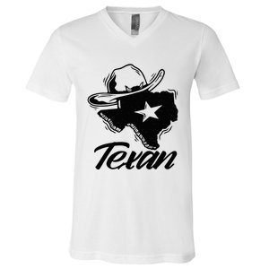 Texan Texas Patriotic Pride V-Neck T-Shirt