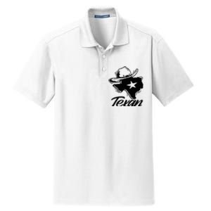 Texan Texas Patriotic Pride Dry Zone Grid Polo