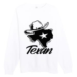 Texan Texas Patriotic Pride Premium Crewneck Sweatshirt