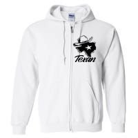 Texan Texas Patriotic Pride Full Zip Hoodie