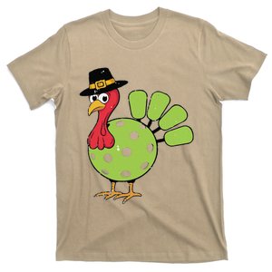 Thanksgiving Turkey Pickleball Pickle T-Shirt