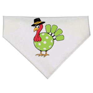 Thanksgiving Turkey Pickleball Pickle USA-Made Doggie Bandana