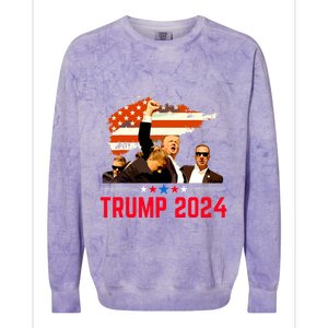 Trump Trending Political Pennsylvania Trump 2024 Colorblast Crewneck Sweatshirt