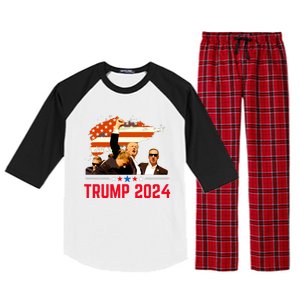 Trump Trending Political Pennsylvania Trump 2024 Raglan Sleeve Pajama Set