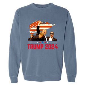 Trump Trending Political Pennsylvania Trump 2024 Garment-Dyed Sweatshirt