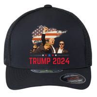 Trump Trending Political 2024 Pennsylvania Design Flexfit Unipanel Trucker Cap