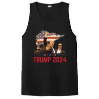 Trump Trending Political 2024 Pennsylvania Design PosiCharge Competitor Tank